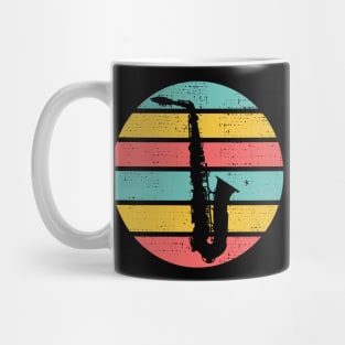 Saxophone Vintage Distressed Mug